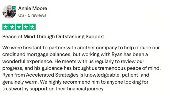 Trustpilot review by Annie Moore - Peace of Mind Through Outstanding Support