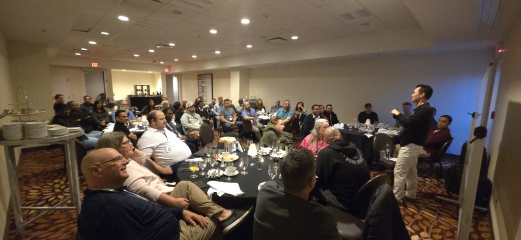 Homeowners listening during a live Accelerated Strategies seminar