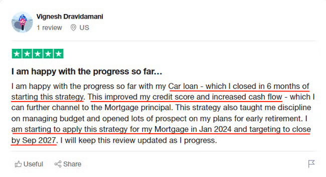 Vignesh Dravidamani - Trustpilot review